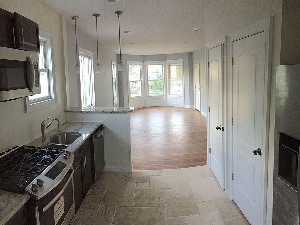 Kitchen, dining and living room