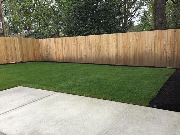 view from patio of left rear yard
