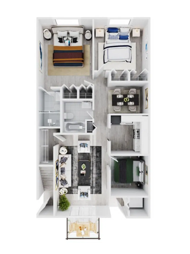 Floor plan The Colonial
