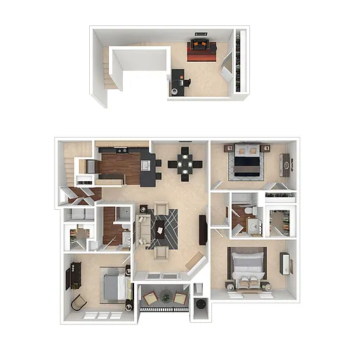 Floor plan Ellison w/Loft