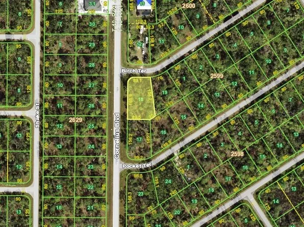 1308 CORNELIUS BOULEVARD LOT 18, PORT CHARLOTTE, FL 33953