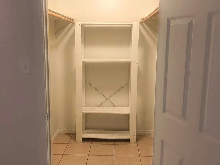 Walk-in Closet in each bedroom.