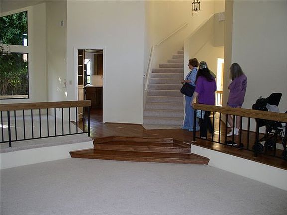 Living room looking upstairs