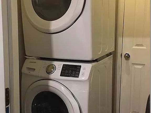 washer dryer closet outside your apartment