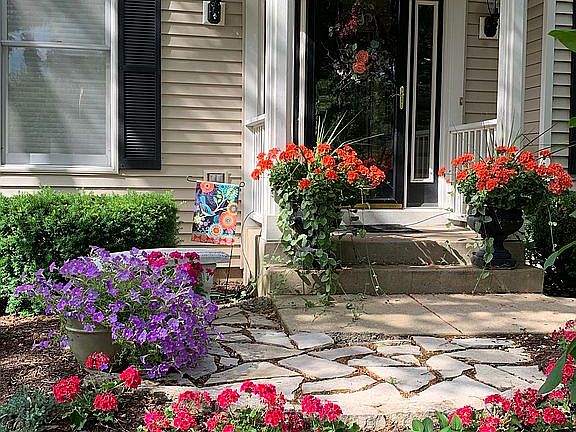 Beautiful stone patio