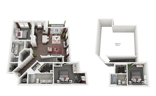Floor plan C1 ALT - 3 bed 3 bth (4764c1)