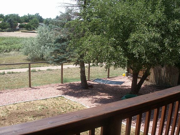 looking out over deck west