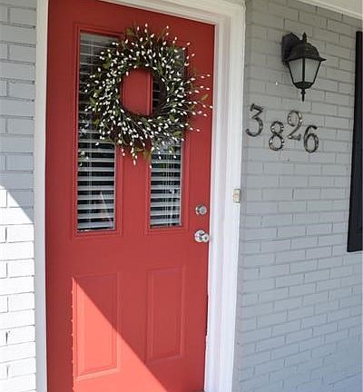 Inviting front door