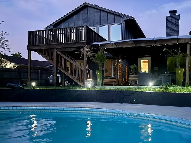 Backyard view