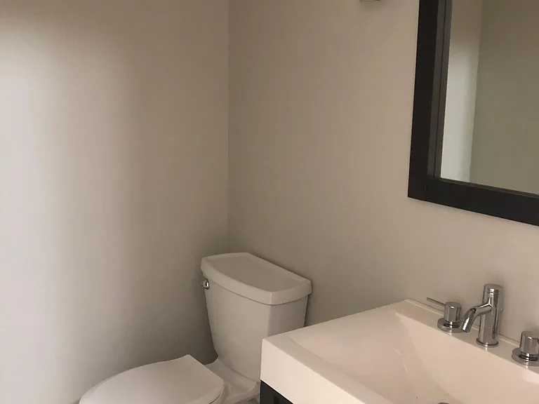 1/2 bath off living room