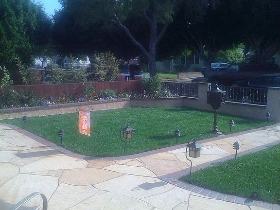 Front Planter & Lawn