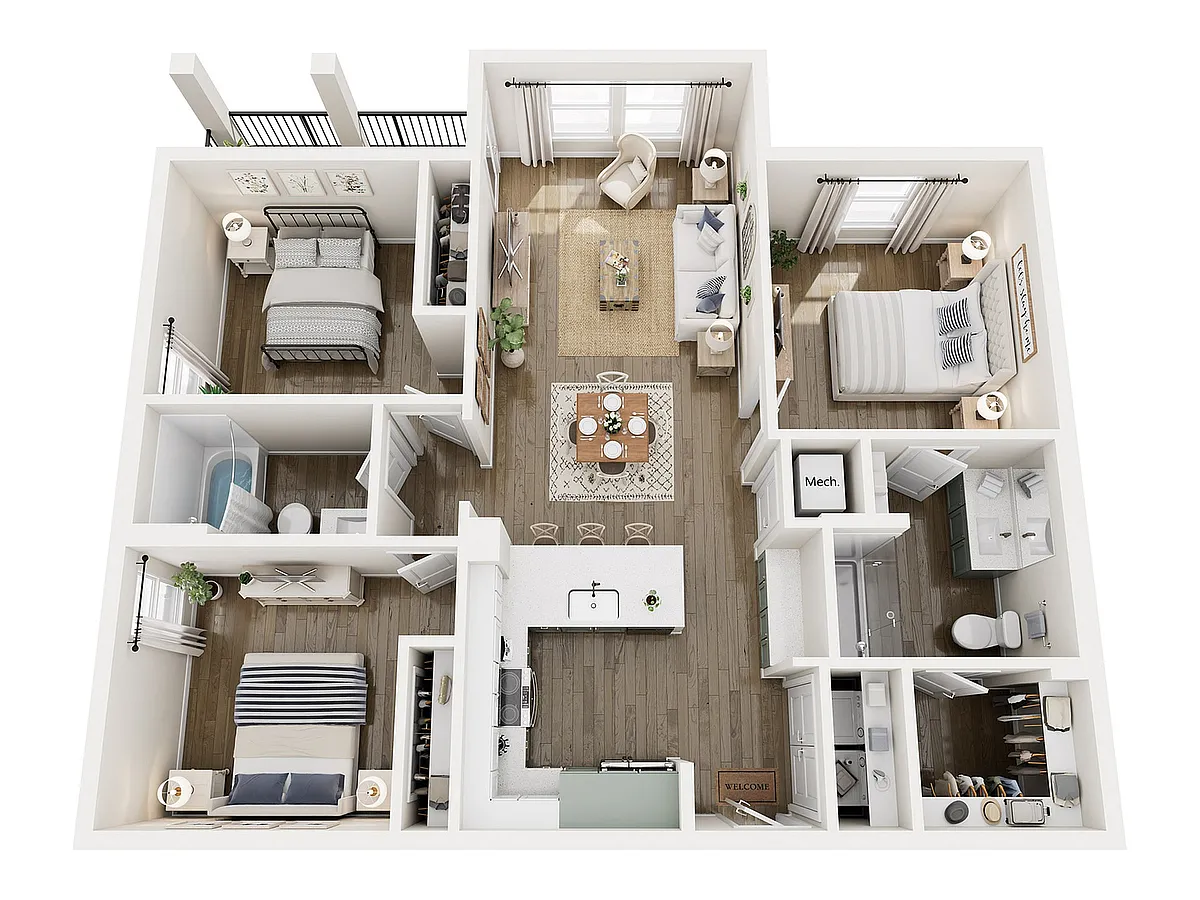 Floor plan C1