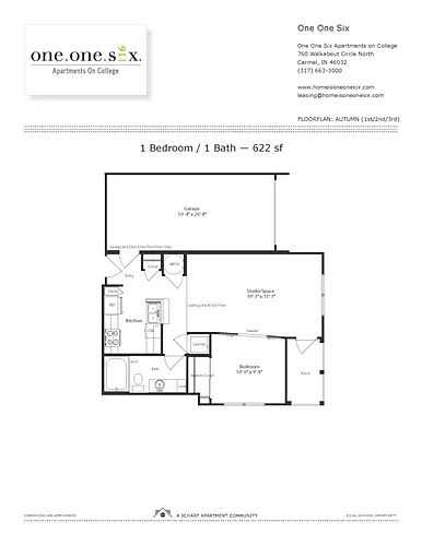 Floor plan Autumn 2 (S4 Studio-Two) 1.1 Garage