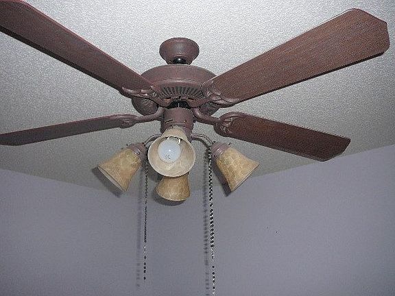 Ceiling fans in all rooms