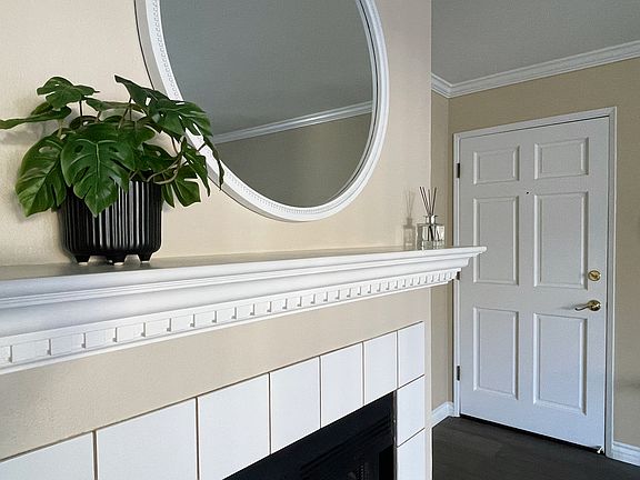 Custom paint, crown molding and beautiful details throughout