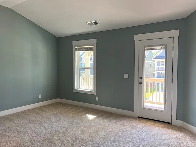 2nd Level Master Bedroom with balcony