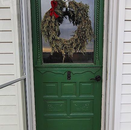Original front door and bell