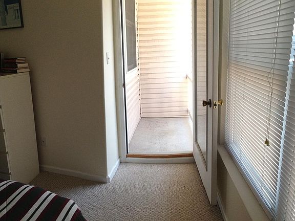 Small private deck in bedroom on main floor