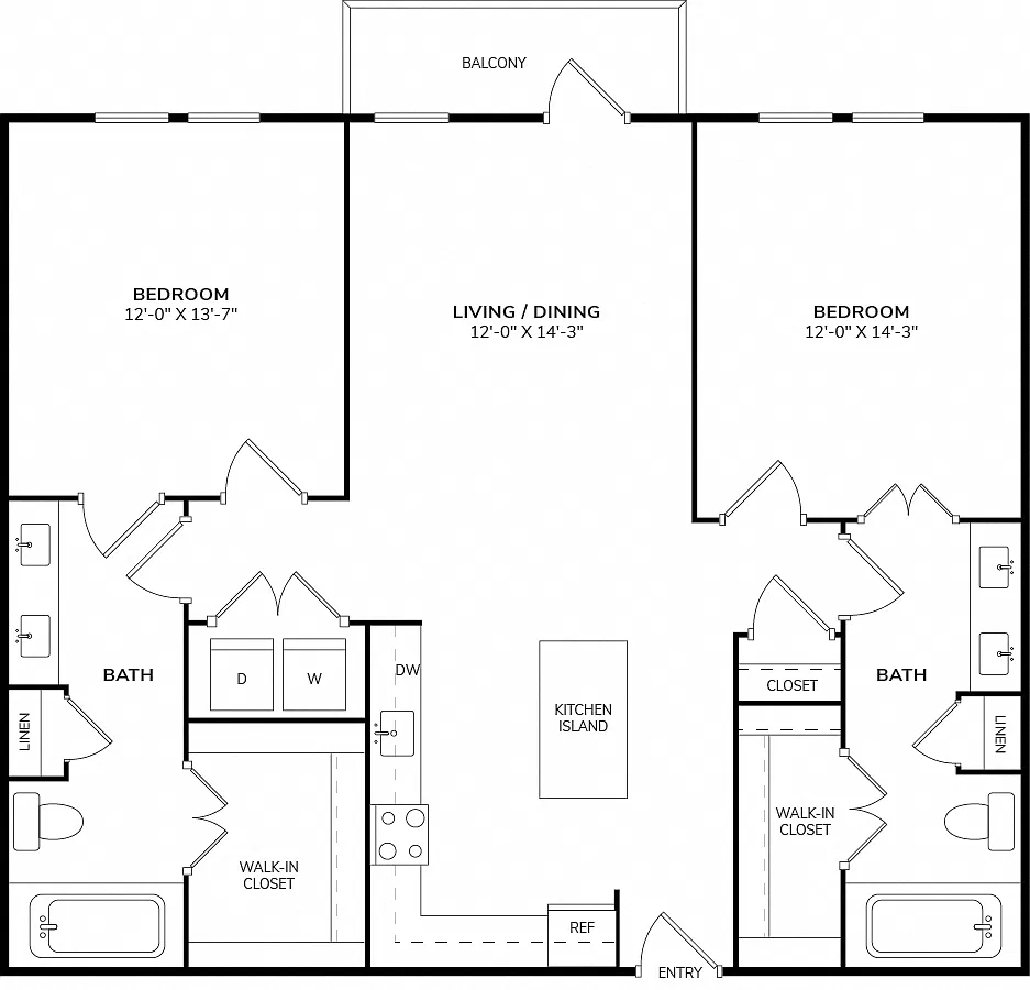 Floor plan B1