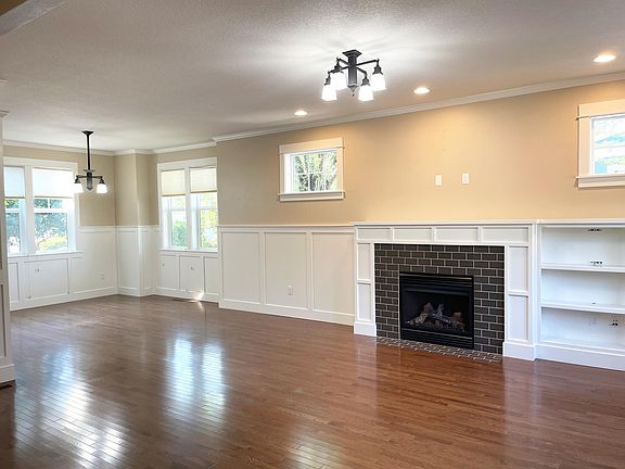 Living room and formal dining area