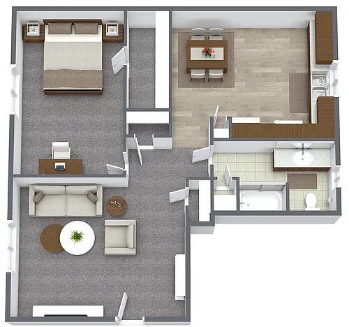 Floor plan 1 Bed