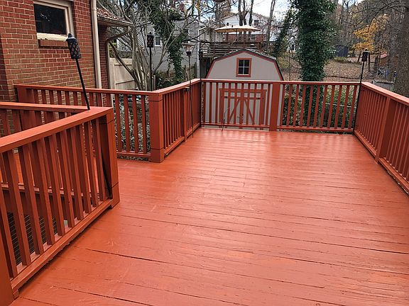 Painted, large Deck and Shed