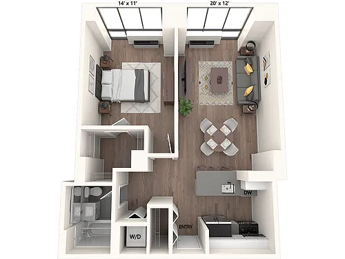 Floor plan A1-219-819-701sq
