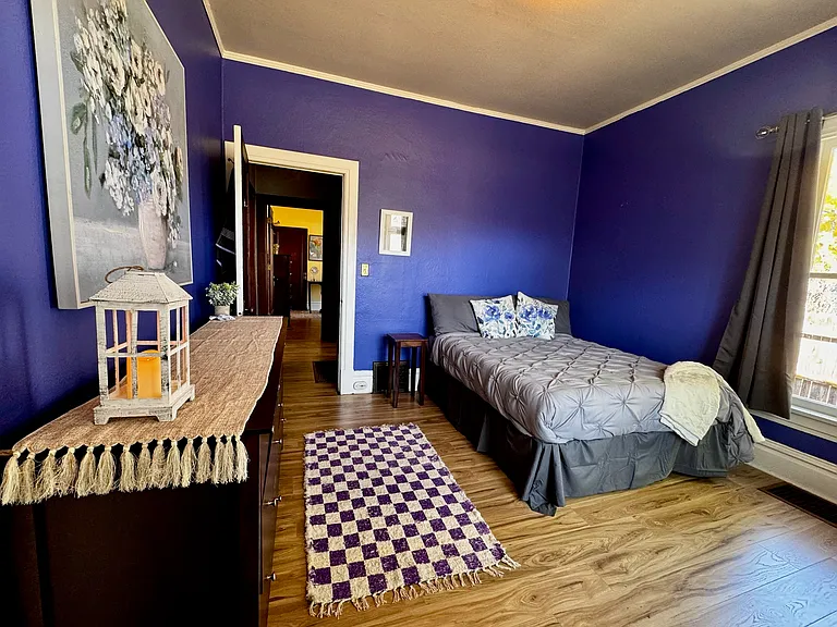 Bedroom 1. Queen-sized, memory foam mattress. Large closet and dresser.