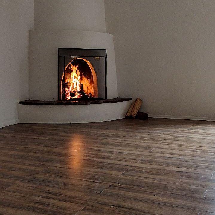 functioning fire place