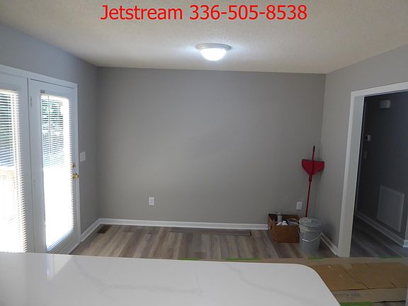 Separate dining area