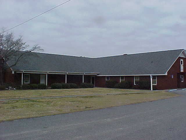Front of the brick church