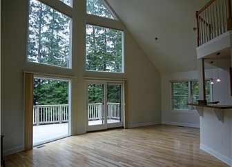2-Story Living Room W/Hickory Floor