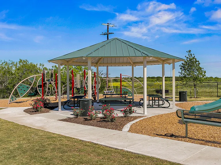 Covered pavilion.