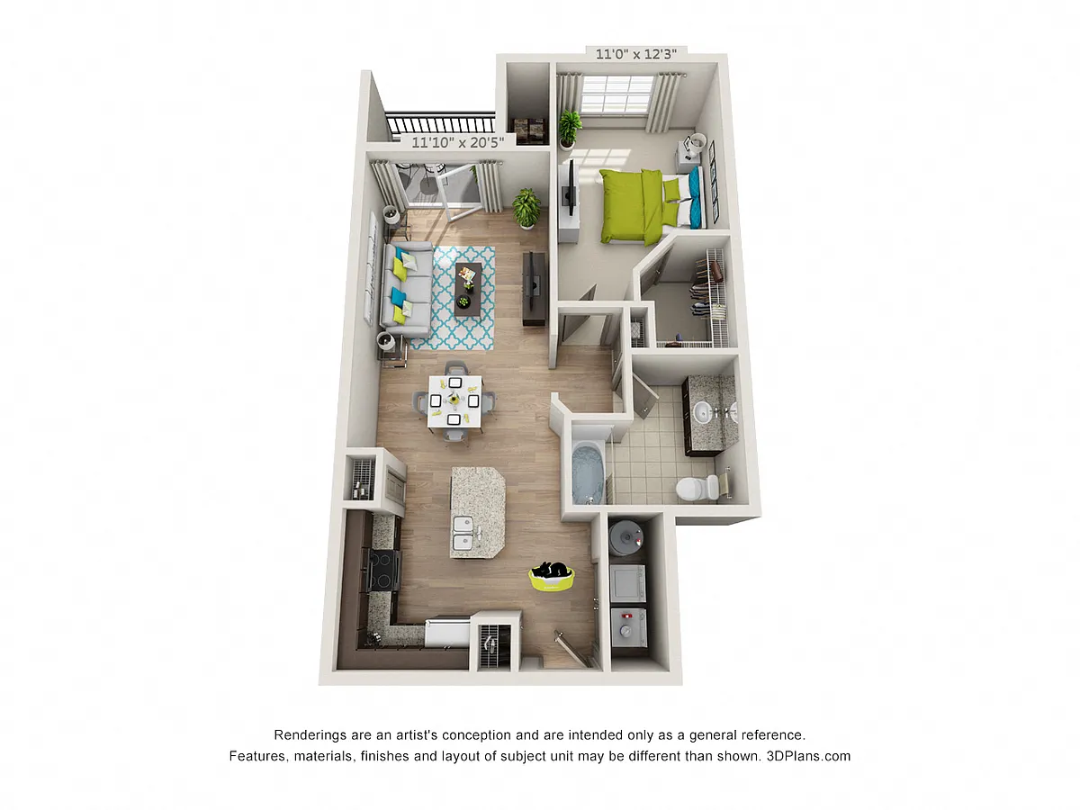 Floor plan The Greene