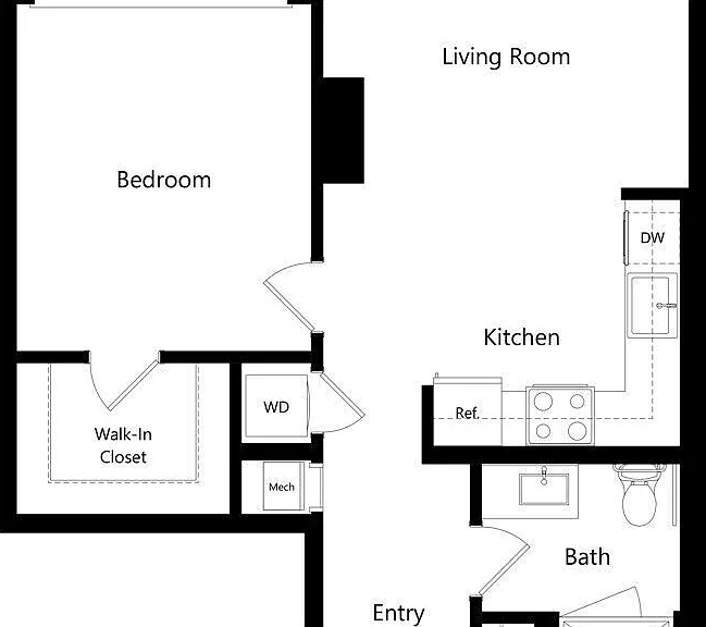 A3 floor plan The Waverly
