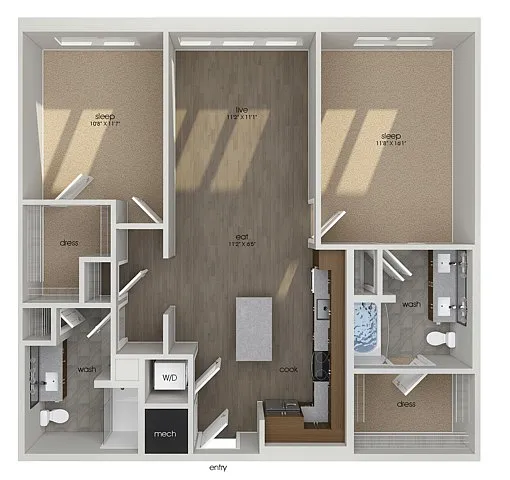Floor plan B10