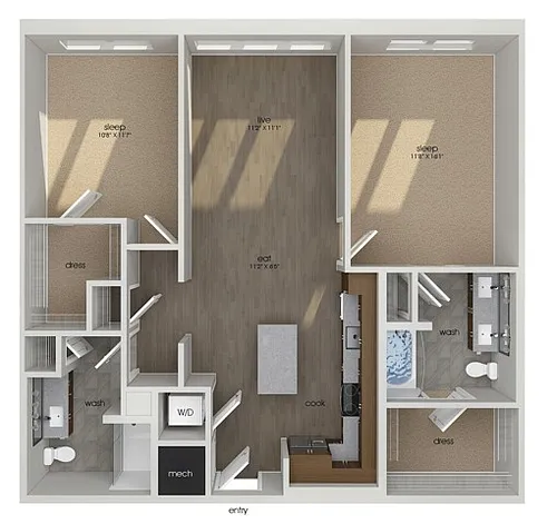 Floor plan B10