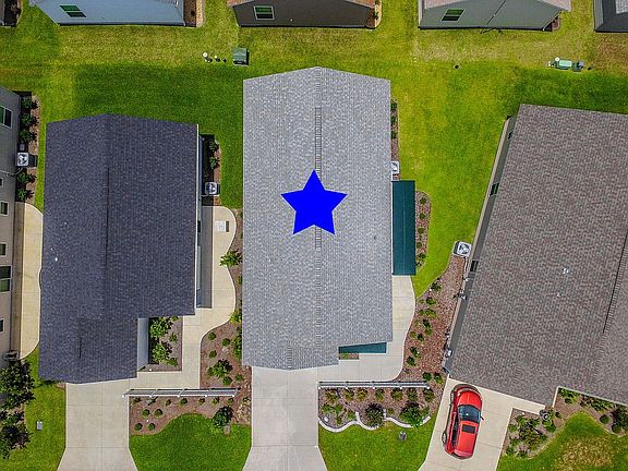 aerial marked with blue star