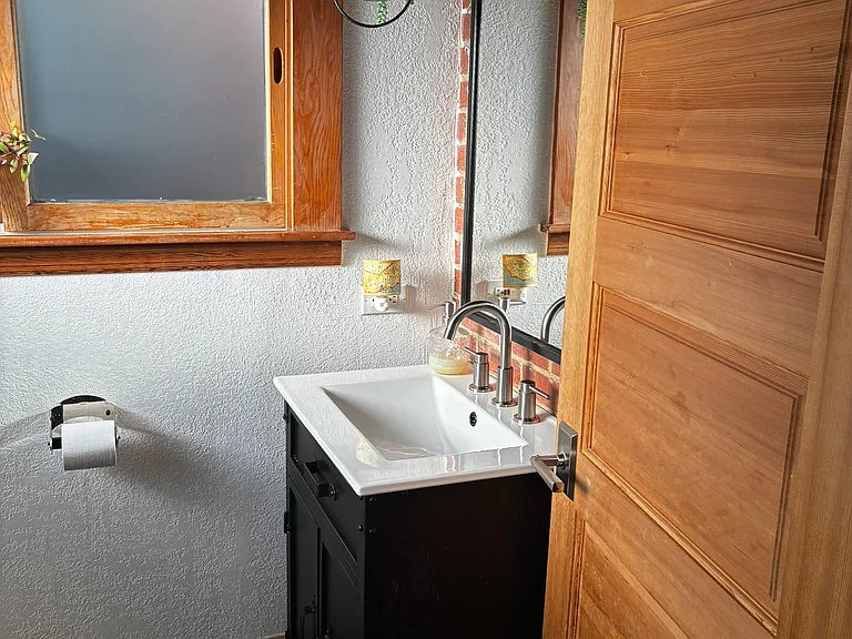 Half bath on ground floor