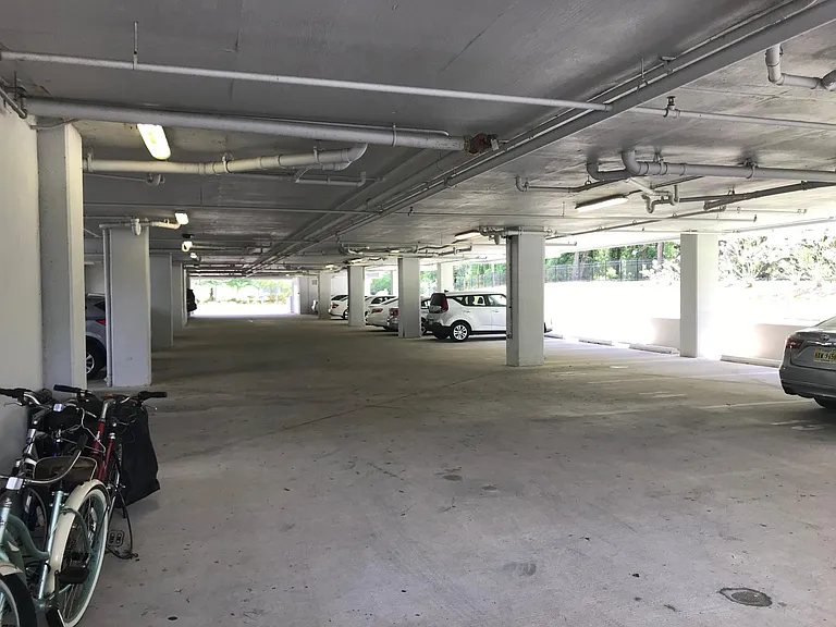 covered parking available near elevator