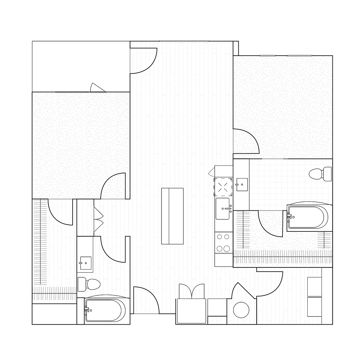 Floor plan B1 A