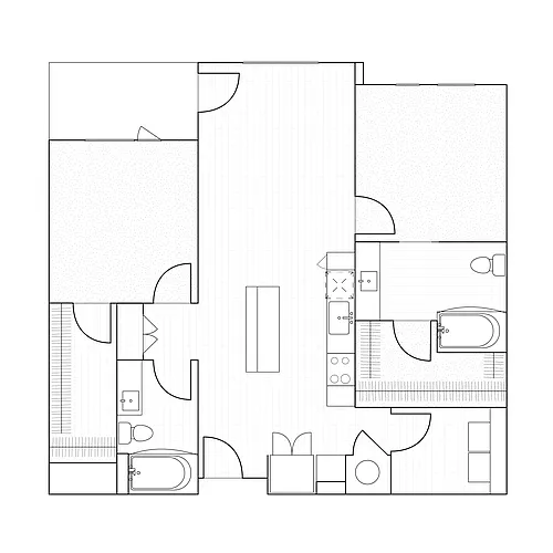 Floor plan B1 A