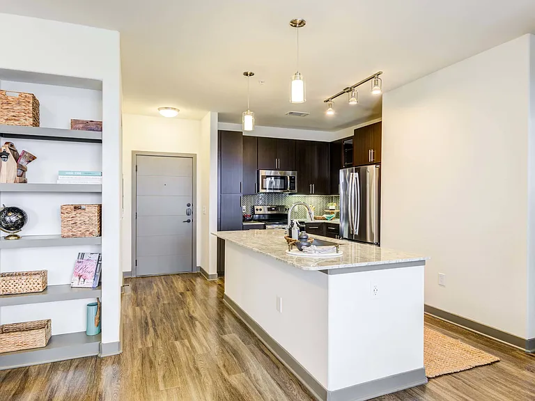 Spacious Kitchen Island