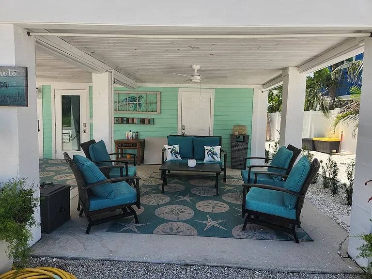 Your patio area - front of home.