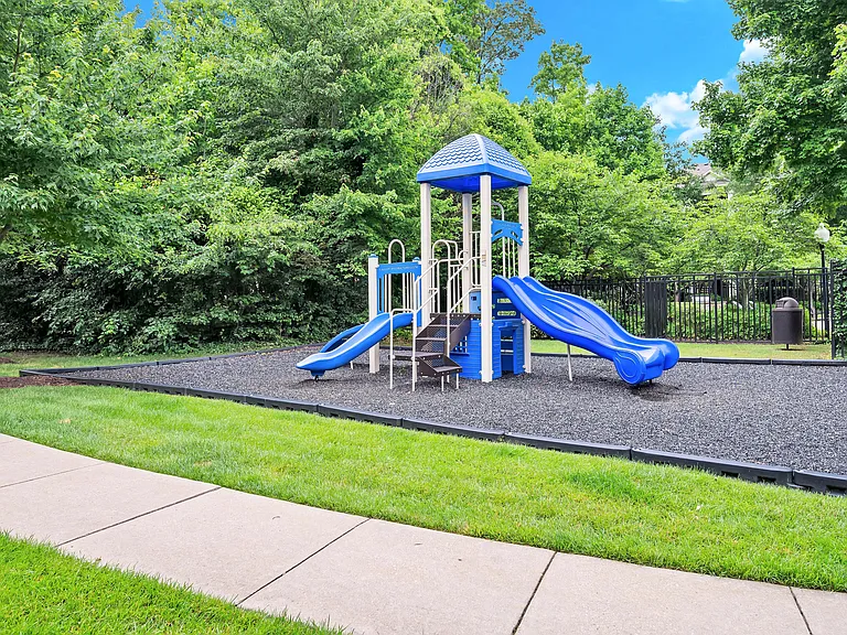 Tot lot with two slides