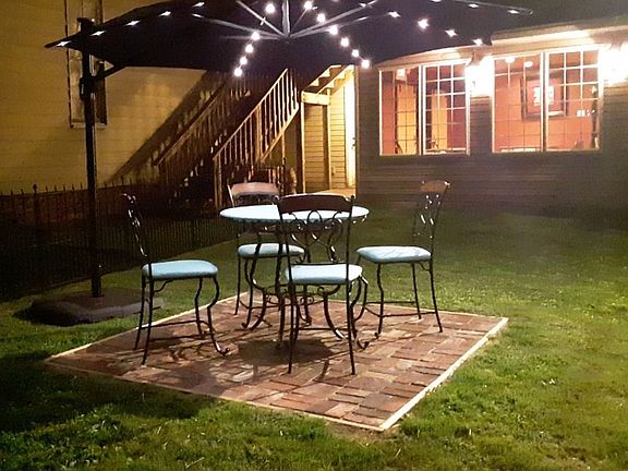 One of (4) Brick Patios
