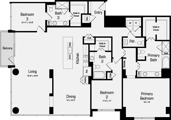 C1 | 3 bed 2.5 bath | 2497 Sq. Ft. C1 | 3 bed 2.5 bath | 2497 Sq. Ft.