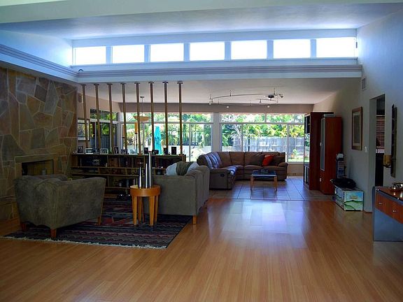 Skylight Windows Above Living Room; Facing Back of House