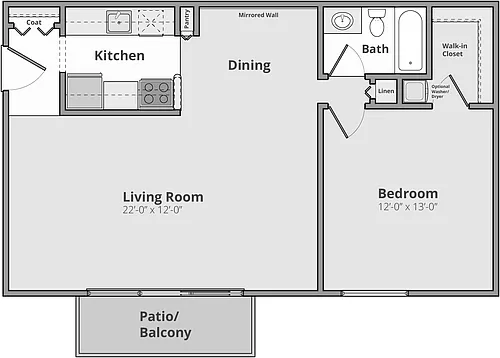 Floor plan The Melrose