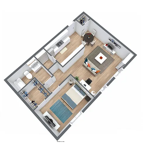 Floor plan Floorplan 1B